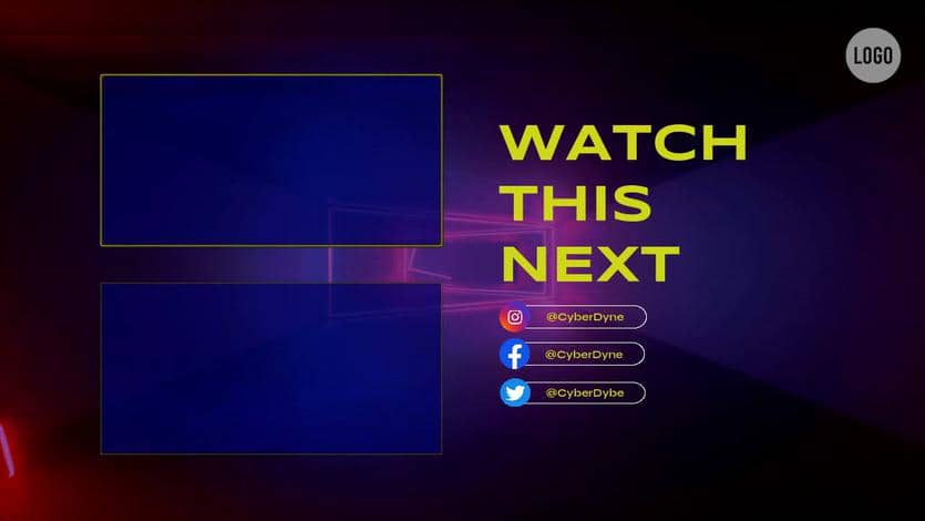 Desktop Outro Pembuat Outro Gratis - Buat YouTube Outro Online